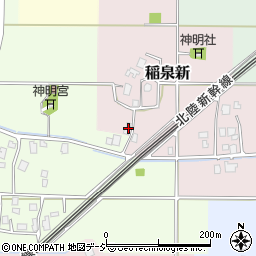 富山県滑川市稲泉新546周辺の地図