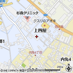 富山県高岡市上四屋821周辺の地図