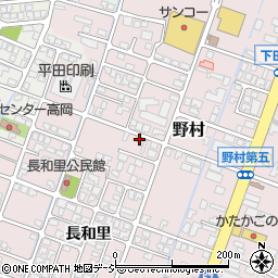 富山県高岡市野村1417周辺の地図
