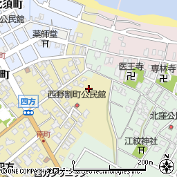 富山県富山市四方西野割町周辺の地図