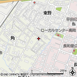 富山県高岡市角181周辺の地図