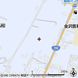 石川県かほく市高松キ周辺の地図