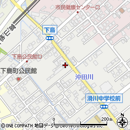 富山県滑川市下島121周辺の地図