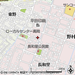 富山県高岡市野村1475-10周辺の地図