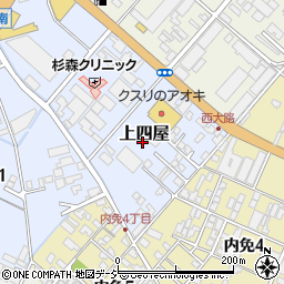 富山県高岡市上四屋2周辺の地図
