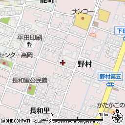 富山県高岡市野村1523周辺の地図