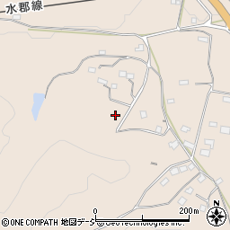 茨城県大子町（久慈郡）南田気周辺の地図