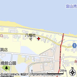 富山県富山市水橋朝日町周辺の地図