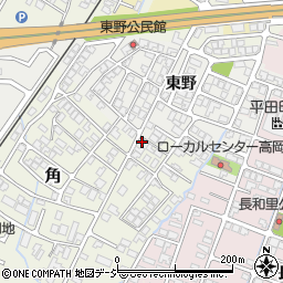 富山県高岡市角170-1周辺の地図