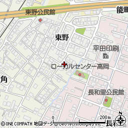 富山県高岡市角103-7周辺の地図