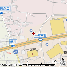 西松屋信州中野店周辺の地図