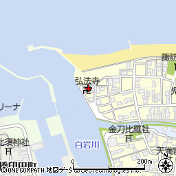 弘法大師堂周辺の地図