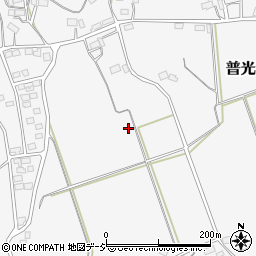 長野県上水内郡飯綱町普光寺周辺の地図