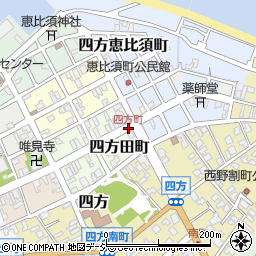 四方町周辺の地図