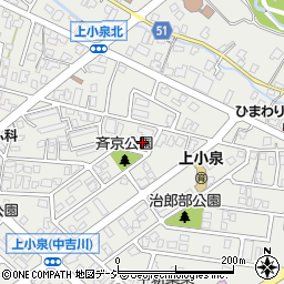 富山県滑川市上小泉286周辺の地図
