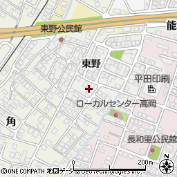 富山県高岡市角177周辺の地図