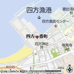 富山県富山市四方一番町周辺の地図