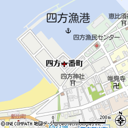 富山県富山市四方一番町周辺の地図