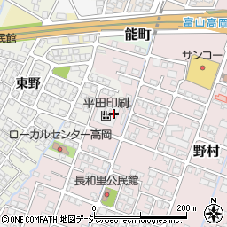 富山県高岡市野村1485周辺の地図