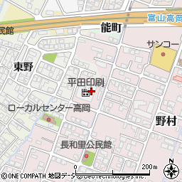 平田印刷株式会社　デザインスタジオ周辺の地図