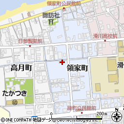 富山県滑川市領家町81-7周辺の地図