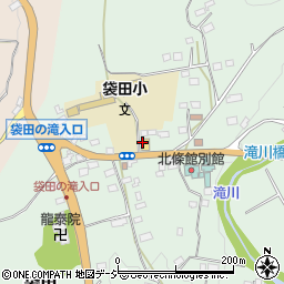 ホワイト急便　袋田店周辺の地図