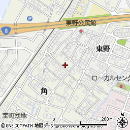 富山県高岡市角232-5周辺の地図