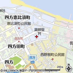 富山県富山市四方東野割町72-2周辺の地図