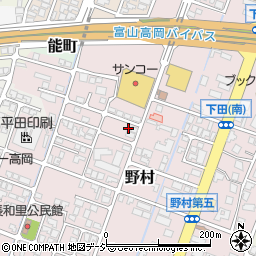 富山県高岡市野村1517周辺の地図