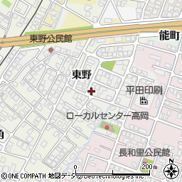 富山県高岡市角106-67周辺の地図