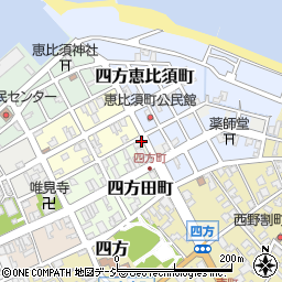 読売新聞　四方サービスセンター周辺の地図