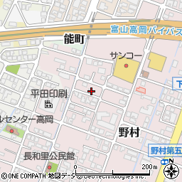 富山県高岡市野村1513-4周辺の地図