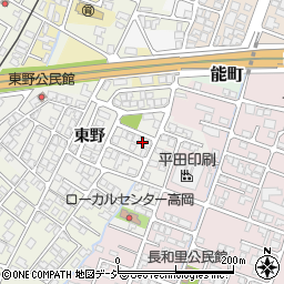 富山県高岡市角106-53周辺の地図