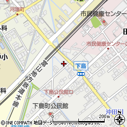 富山県滑川市下島215周辺の地図
