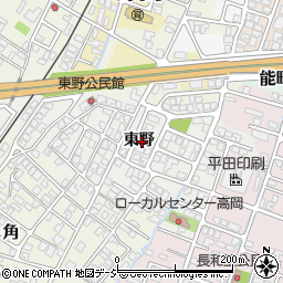 富山県高岡市角136周辺の地図