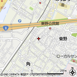 富山県高岡市角165-43周辺の地図