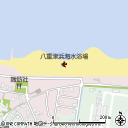 八重津浜海水浴場周辺の地図