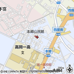 越田周辺の地図