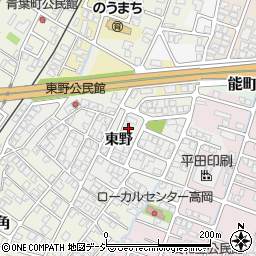 富山県高岡市角136-11周辺の地図