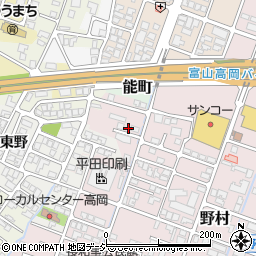 富山県高岡市野村1505周辺の地図