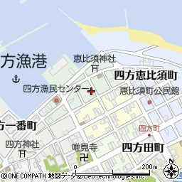 富山県富山市四方港町周辺の地図