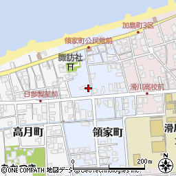 富山県滑川市領家町155周辺の地図