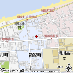 富山県滑川市領家町136-1周辺の地図