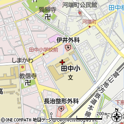 滑川市立田中小学校周辺の地図