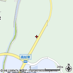 石川県かほく市内高松ナ周辺の地図