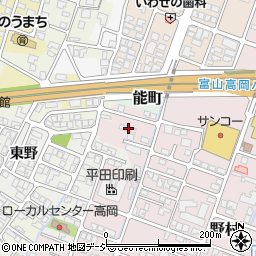 富山県高岡市野村1504周辺の地図