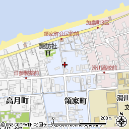 富山県滑川市領家町140周辺の地図