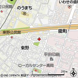 富山県高岡市角106-29周辺の地図