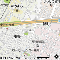 富山県高岡市角106-30周辺の地図