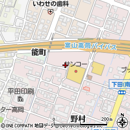 富山県高岡市野村183-1周辺の地図